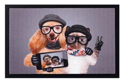 Smudsmåtter med design Selfie Dogs 001 40 x 60 cm